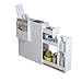 Organizedlife Narrow Side Table with Paper Holder Organizer for Small Spaces,Freestanding Bathroom Cabinet, Without Assembly White