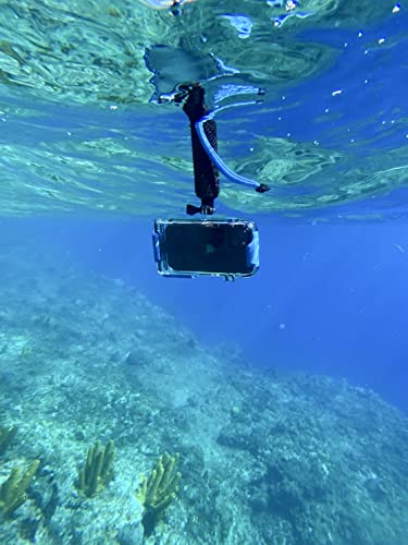 ProShot Touch - Waterproof Case Compatible with iPhone 11 Pro Max, iPhone XR, iPhone 11, Xs Max. Floating Hand Grip Mount Included. Underwater Camera App Included for Snorkeling and Diving Photography