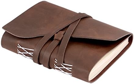 Leather Journal, Handmade Travel Diary, Vintage Notebook, Rustic Sketchbook, Writing Notebook, Gift for Men & Women, Quality Eco Paper