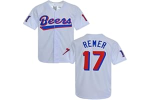 Rainbow Hawk Men's #17 Doug Remer Jersey Beers Movie Baseball Jersey