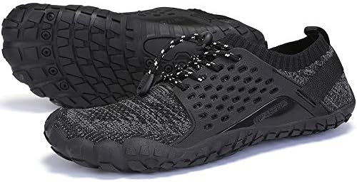 Oberm Men's Trail Running Shoes Minimalist Wide Toe Box Barefoot Trainers Water Shoes