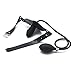 Scarlet Kitten Inflatable Dildo Gag Leather and Silicone for Women Men, Black