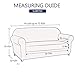 subrtex Stretch Sofa Cover Set 1 Piece Sofa Slipcover with A Gift Cushion Cover for 3 Cushion Couch(Black,Sofa)