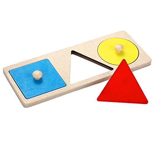 Peekaboo Knob Puzzle Montessori Toy Preschool Learning Material