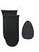 12mm(1/2 Inch) Limb Leg Length Discrepancies LLD Heel Inserts Insoles (2 Medium Rights) Black