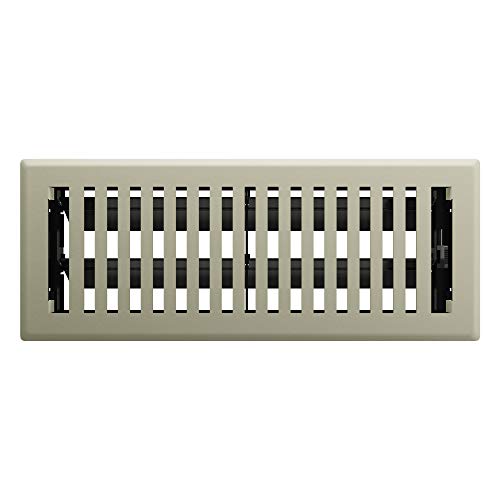 Imperial RG3430 Montezuma Decorative Floor Register, 4 x 12Inch, Satin