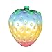 Rednow 1Pcs Rainbow Strawberry Squishy Super Jumbo Scented Slow Rising Rare Fun Toy (Multicolor)