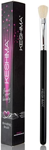 Blending Brush By KESHIMA - Professional Eyeshadow Blender Brush - Best Makeup Brush for Blending Eye Shadow, Softening Harsh Lines by KESHIMA