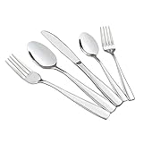 HOMMP Stainless Steel Flatware Sets, 60-piece, Service for 12
