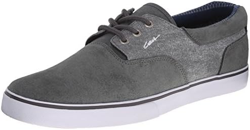 C1RCA Men's Valeo SE Skate Shoe, Dark Gull/Black/White, 7 M US