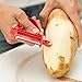 Omegazon Peelers (Set of 3) | Peel, Grate and Julienne - Fruit and Vegetable Peeler Set Quickly Peels Apple, Potato, Corn, Ginger, Citrus, Avocado, Mango and More