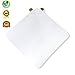 Jinee Organic Hooded Baby Towel - Ultra Soft Natural Bamboo Towels with Hood for Boy, Girl, Infant, Newborn or Toddlers - Keeps Your Little One Dry & Warm - Hypoallergenic, Antibacterial, 35” x 35”