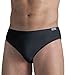 Fruit of the Loom Men's 5PK Black Grey Bikini L