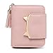 VODIU Women Cute Cat Mini Wallets Design Coin Purse Leather Tassel Wallet (2Pink)
