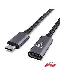 faracent USB Type C Cable De Extensión (3.3ft 1 M), USB 3.1 (10 Gbps) compatible para Thunderbolt 3 (40gbps), tipo C macho a hembra de carga y sincronización para para Nintendo Switch, MacBook 2016 Dell XPS