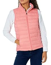 Amazon Essentials Women's Lightweight Water-Resistant Packable Down Vest