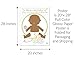 Pin the Pacifier on the Baby Where's My Binky Baby Shower Game with Blindfold and Stickers for 24 Players African American (African American)