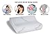 Cervical Contour Memory Foam Bamboo Pillow | STANDARD SIZE | Stay Cool Removable Cover By Relax Home Life (Standard)