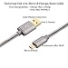 HI-CABLE Micro USB Cable 10Feet Durable Braided Fast Charging Cord for Samsung Galaxy S7 S6, LG, HTC, Android More (2 Pack) -Blue/Gray
