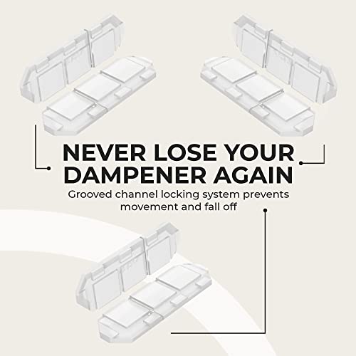 ADV Tennis Dampener with Custom Feel, Racket Shock Absorber to Reduce Vibration and Stay on The