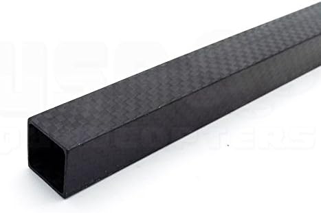 2pcs 15mm Carbon Fiber Square Tube 15x15x500mm 14x14mm I.D. 15x15mm O.D.