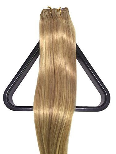 Labetti Clip In Hair Extensions Real Human Hair Extensions 7 Pieces 70g Silky Straight Weft Remy Hair (18 inches, #27-613)