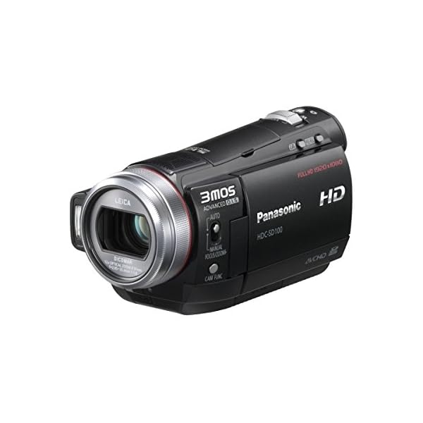 Panasonic HDC-SD 100 EGK Full HD Flash-Camcorder (SD/SDHC, 12-fach opt. Zoom, 2.7 Zoll LCD-Display, Bildstabilisator… – Bild 5
