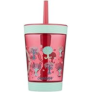 Contigo Spill-Proof Kids Tritan Straw Tumbler, 14 Oz, Sprinkles Pink