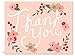 Note Card Cafe Thank You Cards with Gray Envelopes | 36 Pack | Thank You Potpourri | Blank Inside, Glossy Finish | for Greeting Cards, Occasions, Birthdays, Gifts