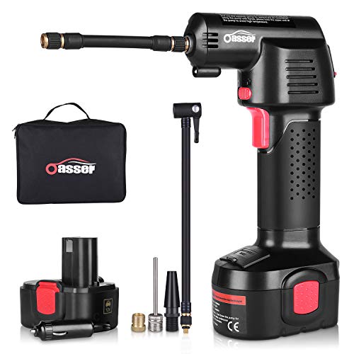 Oasser Air Compressor Electric Inflator Portable Hand Held Pump with