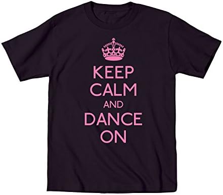 Keep Calm and Dance On Cool Cute Fun Dancer - Toddler T-Shirt - Black - 4T