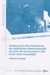 Comparaison des traitements de stabilisation dimensionnelle sur acier de construction C-Mn et sur acier inoxydable
