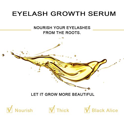 5ml Eyelash Growth Serum Lash Enhancer Serum Eyelash Booster for Longer Fuller Eyelashes Eyebrow Growth Treatment Serum Lash Brow Serum