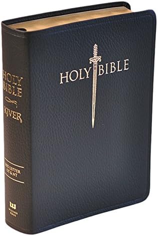 Holy Bible: King James Version, Black Genuine Leather, Personal Size, Sword Study Bible