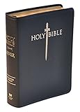 KJVER Sword Study Bible Personal Size Large Print Black Genuine Leather: King James Version Easy Read