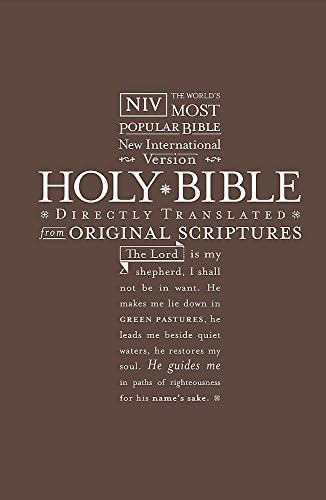 NIV Pocket Bible: New Cross Design