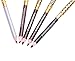 HENGSONG Pro Beauty Longlasting Eyeliner Eyebrow Pencil with Brush Make Up (dark coffee)