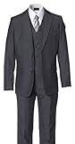 Boys Slim Fit Dark Grey Suit in Toddlers to Boys Sizing