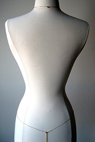 Sexy Crossover Body Belly Body Chain Necklace Jewelry for Women Harness Body Waist Choker Necklace Bikini Beach Body Jewelry
