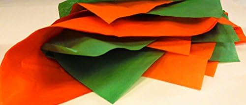 Gift Wrap Tissue Paper for Arts,Crafts, Presents (Red &amp; Green) 20x20 32 Large Sheets