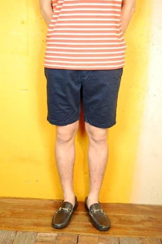 Amazon Vanishing Elephant ヴァニシングエレファント チノ ショート パンツ ショーツ メンズ C Short ネイビー 32 ネイビー ショートパンツ 通販