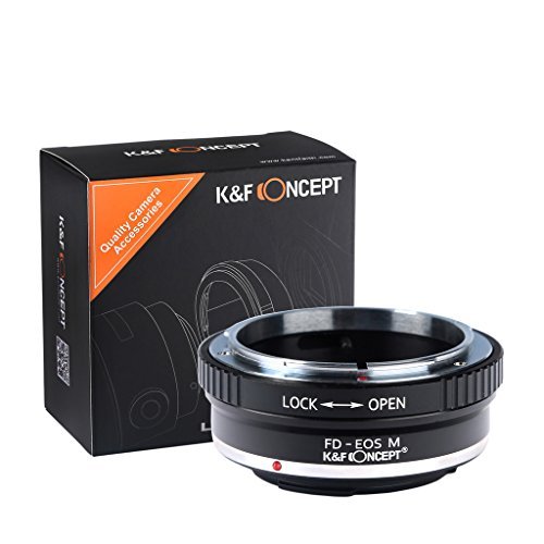 K&F ConceptFD to EOS M Adapter, Lens Mount Adapter for FD Mount Lens and EOS M Mount Camera