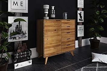 MASSIVMOEBEL24.DE MALMÖ Kommode Nr 13 Wildeiche geölt