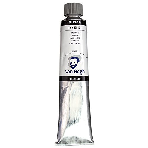 Royal Talens Van Gogh Artists' Oil Color, 200ml Tube, Zinc White (02081043)