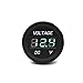 Coromose 12V-24V Car Motorcycle LED DC Digital Display Voltmeter Waterproof Meter (Green)