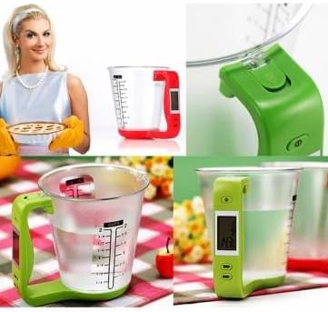 UR Kitchen Gadgets LCD Digital 1KG Measuring Cup Kitchen Scale