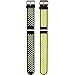 Universal 18mm 20mm 22mm 24mm Width Silicone Watch Band Replacement, Quick Release Rubber Watch Bands for Men & Women (20mm, Black-Green)
