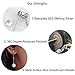 ISAACSONG.DESIGN I’s 925 Sterling Silver Zirconia Crystal Shell Pearl Drop Dangle Earrings for Women (Crystal Pearl)