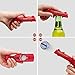 Tatuo 4 Pieces Cap Gun Bottle Opener Cap Gun Launcher Shooter Beer Openers Plastic Beer Bottle Opener for Home Bar Party Drinking Game (Red and Grey)