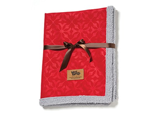 West Paw Big Sky Dog Blanket and Throw, Faux Suede/Silky Soft